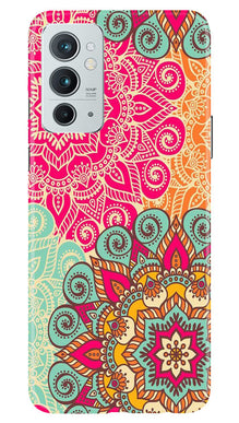 Rangoli art Mobile Back Case for OnePlus 9RT 5G (Design - 6)
