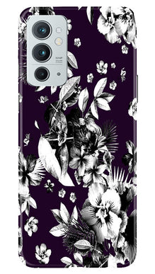 white flowers Mobile Back Case for OnePlus 9RT 5G (Design - 7)