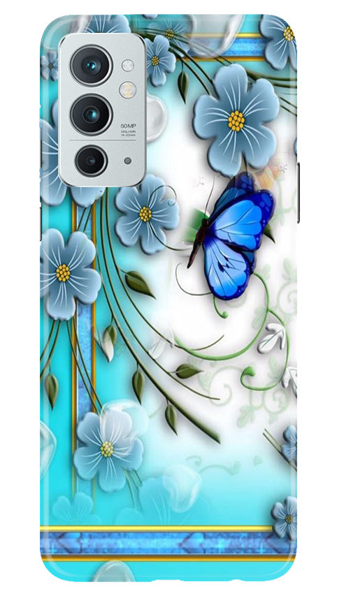 Blue Butterfly Case for OnePlus 9RT 5G
