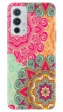 Rangoli art2 Mobile Back Case for OnePlus 9RT 5G (Design - 29)