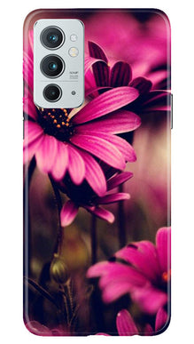 Purple Daisy Mobile Back Case for OnePlus 9RT 5G (Design - 65)