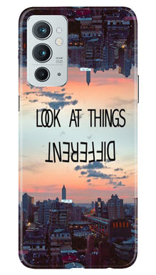 Look at things different Mobile Back Case for OnePlus 9RT 5G (Design - 99)