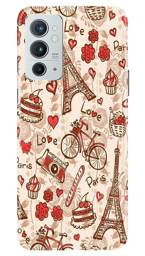 Love Paris Case for OnePlus 9RT 5G(Design - 103)