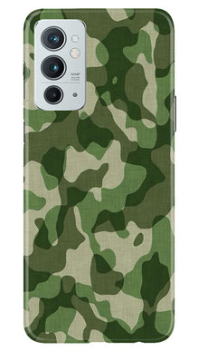 Army Camouflage Mobile Back Case for OnePlus 9RT 5G  (Design - 106)