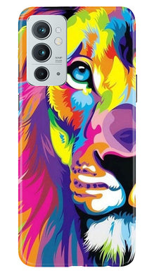 Colorful Lion Mobile Back Case for OnePlus 9RT 5G  (Design - 110)