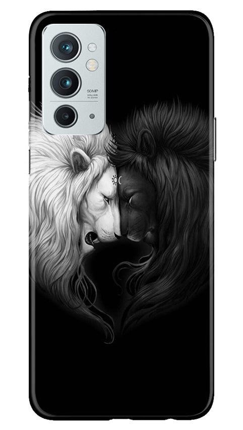 Dark White Lion Case for OnePlus 9RT 5G(Design - 140)
