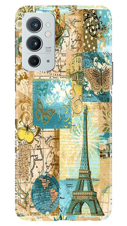 Travel Eiffel Tower Case for OnePlus 9RT 5G (Design No. 175)
