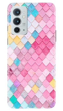 Pink Pattern Mobile Back Case for OnePlus 9RT 5G (Design - 184)