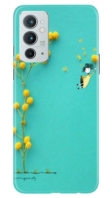 Flowers Girl Mobile Back Case for OnePlus 9RT 5G (Design - 185)