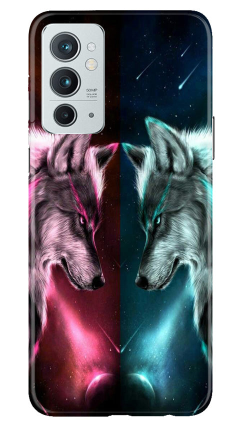 Wolf fight Case for OnePlus 9RT 5G (Design No. 190)