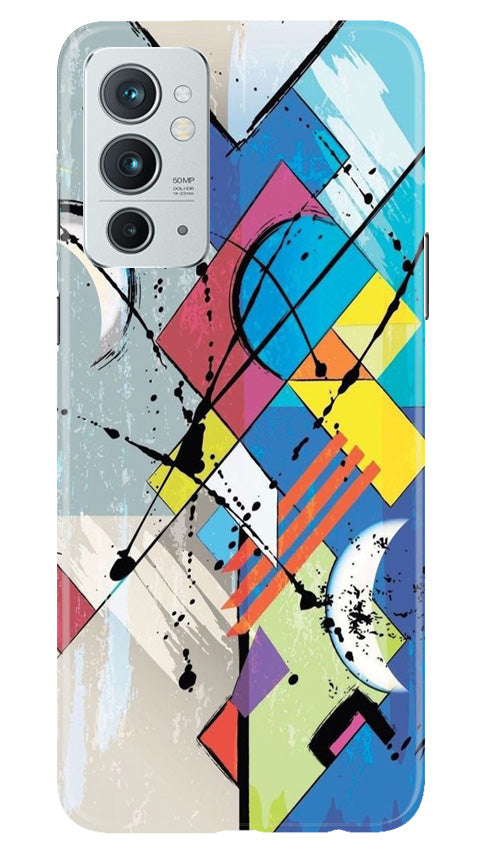 Modern Art Case for OnePlus 9RT 5G (Design No. 204)
