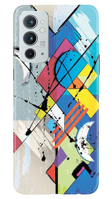 Modern Art Mobile Back Case for OnePlus 9RT 5G (Design - 204)
