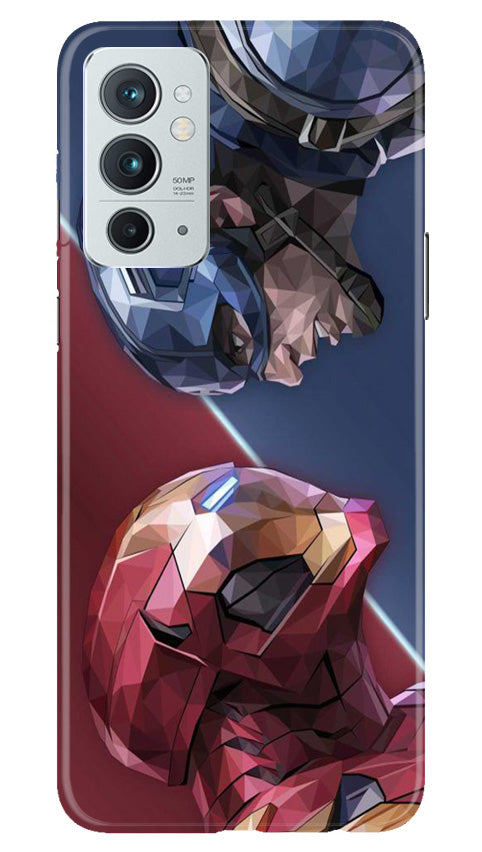 Ironman Captain America Case for OnePlus 9RT 5G (Design No. 214)