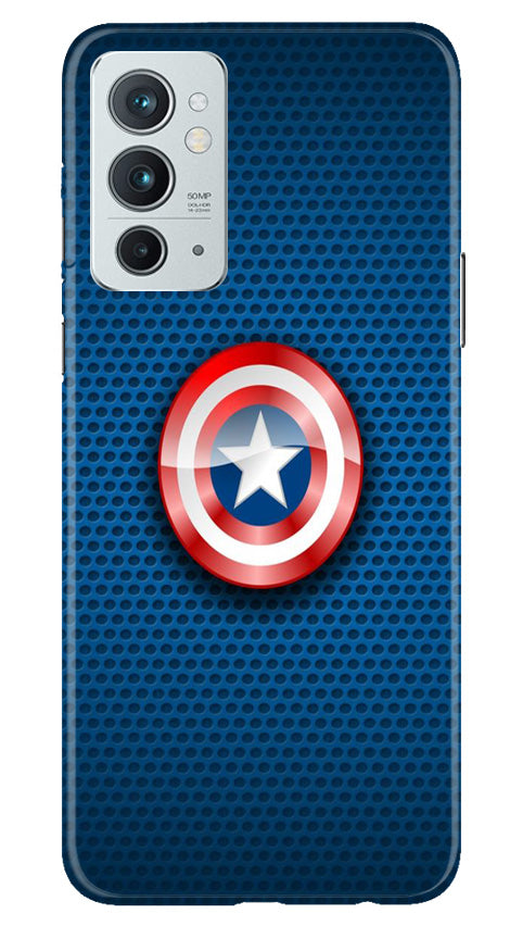 Captain America Shield Case for OnePlus 9RT 5G (Design No. 222)