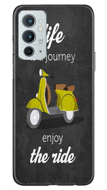 Life is a Journey Mobile Back Case for OnePlus 9RT 5G (Design - 230)