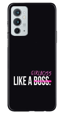 Like a Girl Boss Mobile Back Case for OnePlus 9RT 5G (Design - 234)