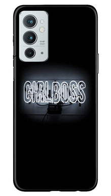 Girl Boss Black Mobile Back Case for OnePlus 9RT 5G (Design - 237)