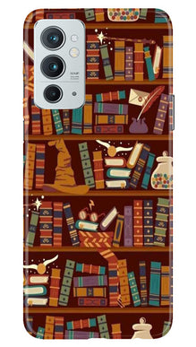 Book Shelf Mobile Back Case for OnePlus 9RT 5G (Design - 348)