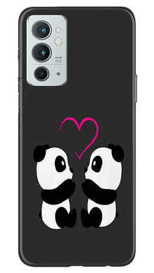 Panda Love Mobile Back Case for OnePlus 9RT 5G (Design - 355)