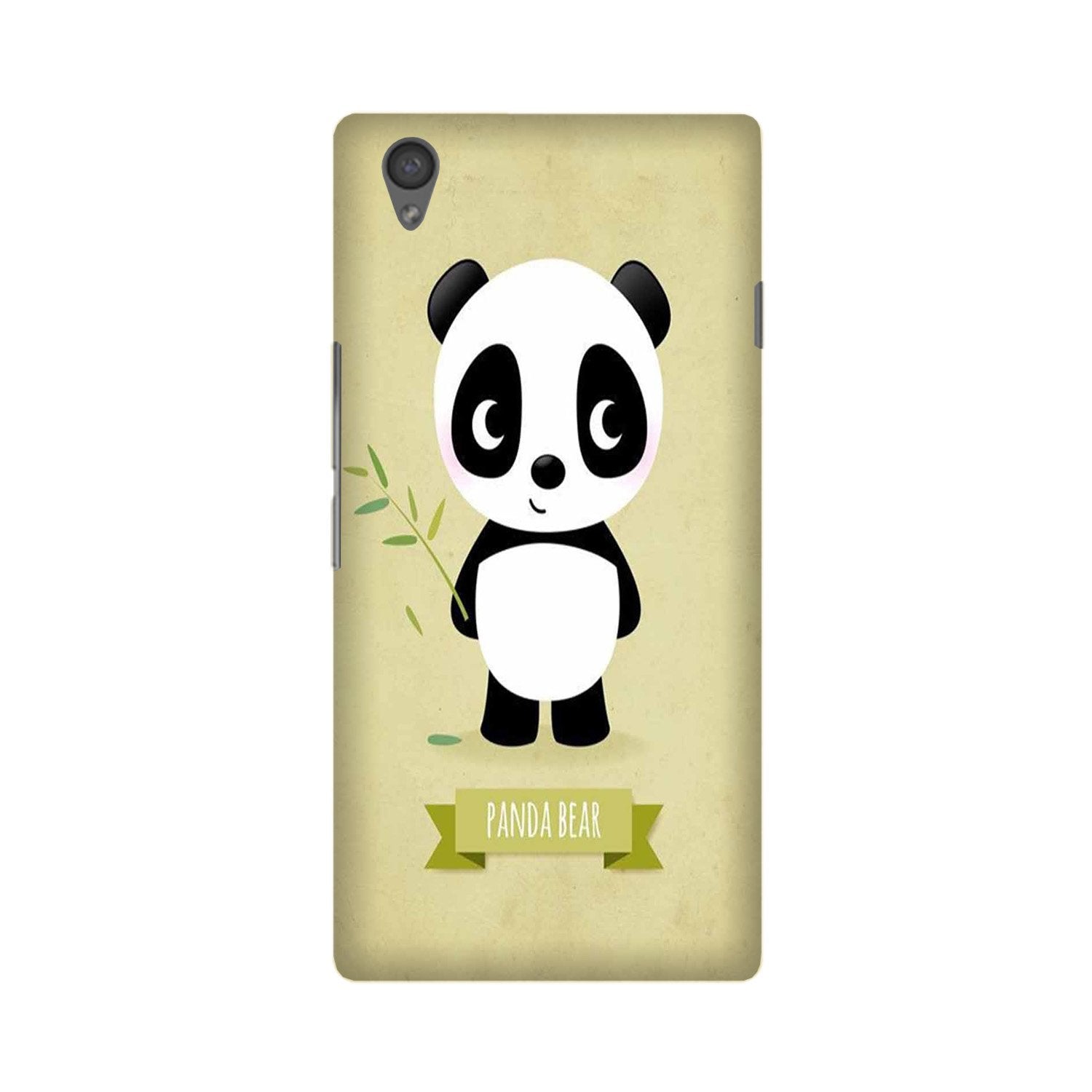 Panda Bear Mobile Back Case for OnePlus X  (Design - 317)