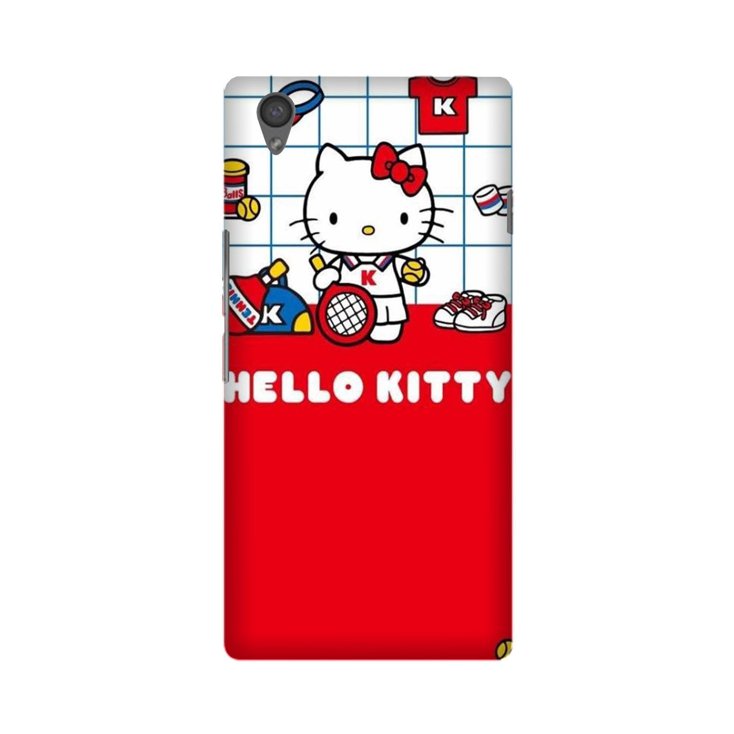 Hello Kitty Mobile Back Case for OnePlus X  (Design - 363)