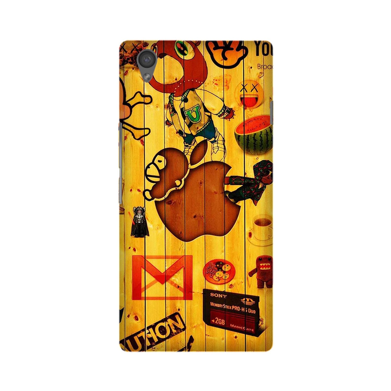 Wooden Texture Mobile Back Case for OnePlus X  (Design - 367)