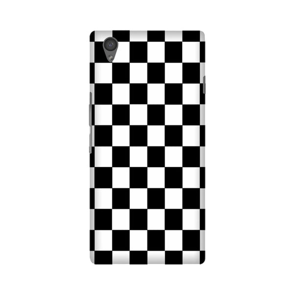 Black White Boxes Mobile Back Case for OnePlus X  (Design - 372)