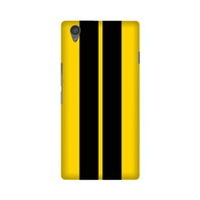 Black Yellow Pattern Mobile Back Case for OnePlus X  (Design - 377)