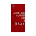 Everything Happens Reason Mobile Back Case for OnePlus X  (Design - 378)