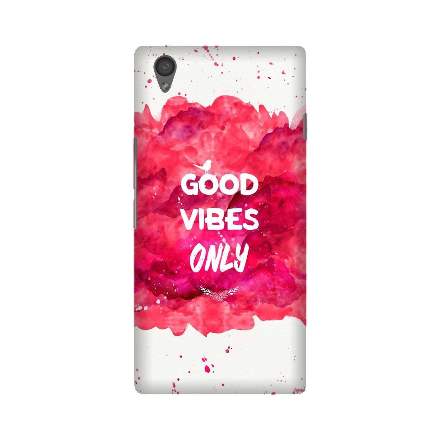 Good Vibes Only Mobile Back Case for OnePlus X  (Design - 393)
