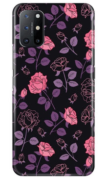 Rose Pattern Mobile Back Case for OnePlus 8T (Design - 2)