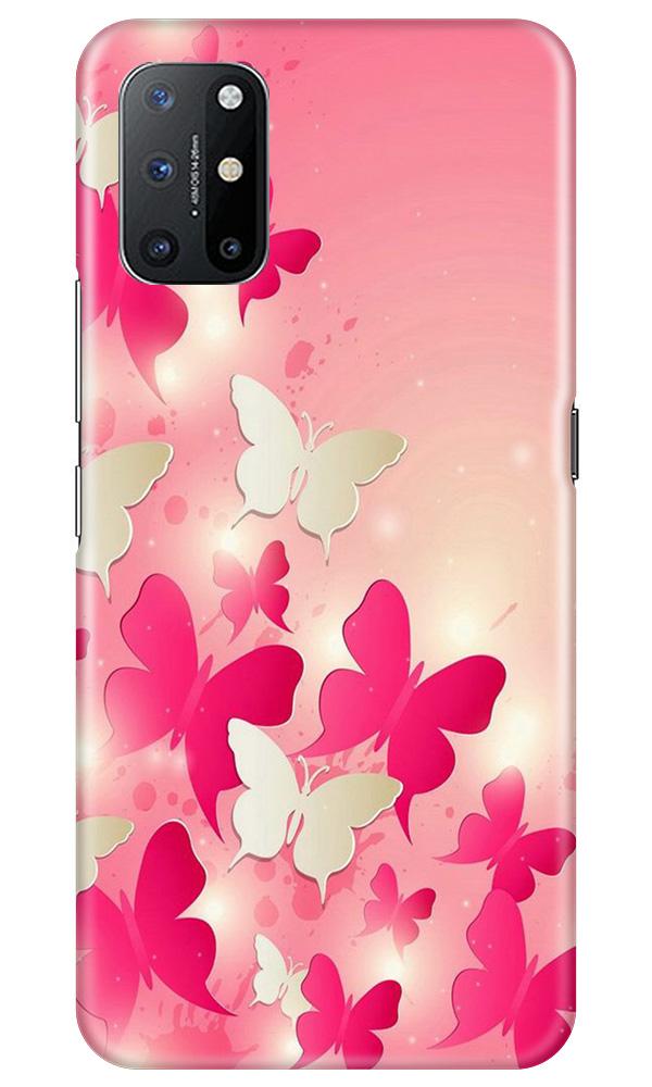 White Pick Butterflies Case for OnePlus 8T