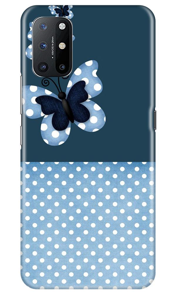 White dots Butterfly Case for OnePlus 8T