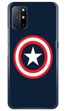 Captain America Mobile Back Case for OnePlus 8T (Design - 42)