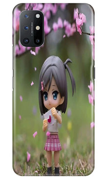 Cute Girl Mobile Back Case for OnePlus 8T (Design - 92)