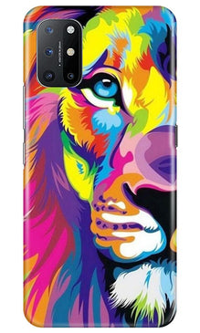 Colorful Lion Mobile Back Case for OnePlus 8T  (Design - 110)