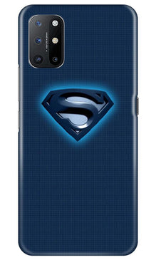 Superman Superhero Mobile Back Case for OnePlus 8T  (Design - 117)