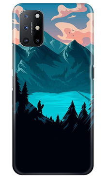 Mountains Mobile Back Case for OnePlus 8T (Design - 186)