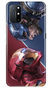 Ironman Captain America Mobile Back Case for OnePlus 8T (Design - 245)
