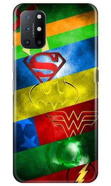 Superheros Logo Mobile Back Case for OnePlus 8T (Design - 251)