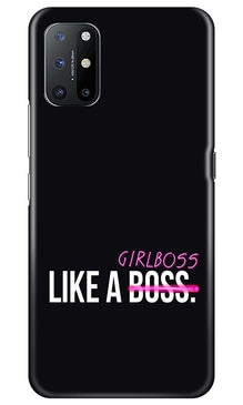 Like a Girl Boss Mobile Back Case for OnePlus 8T (Design - 265)