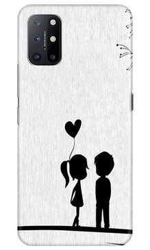 Cute Kid Couple Mobile Back Case for OnePlus 8T (Design - 283)