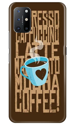 Love Coffee Mobile Back Case for OnePlus 8T (Design - 351)