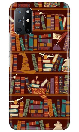 Book Shelf Mobile Back Case for OnePlus 8T (Design - 390)