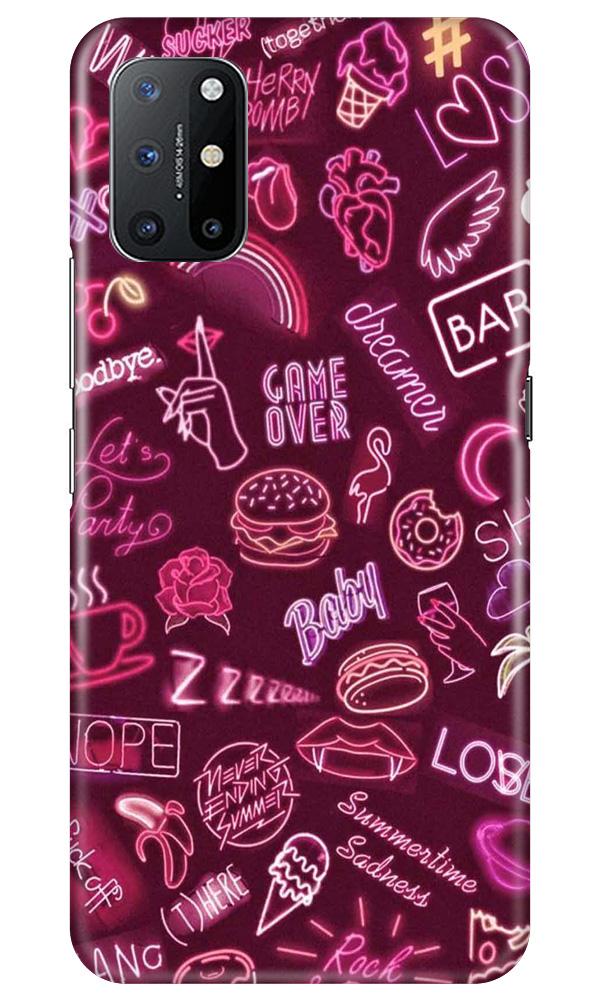 Party Theme Mobile Back Case for OnePlus 8T (Design - 392)