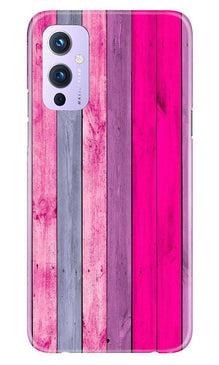 Wooden look Mobile Back Case for OnePlus 9 (Design - 24)