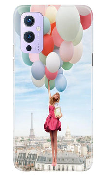 Girl with Baloon Mobile Back Case for OnePlus 9 (Design - 84)