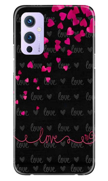 Love in Air Mobile Back Case for OnePlus 9 (Design - 89)