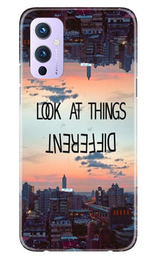 Look at things different Mobile Back Case for OnePlus 9 (Design - 99)