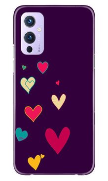 Purple Background Mobile Back Case for OnePlus 9  (Design - 107)